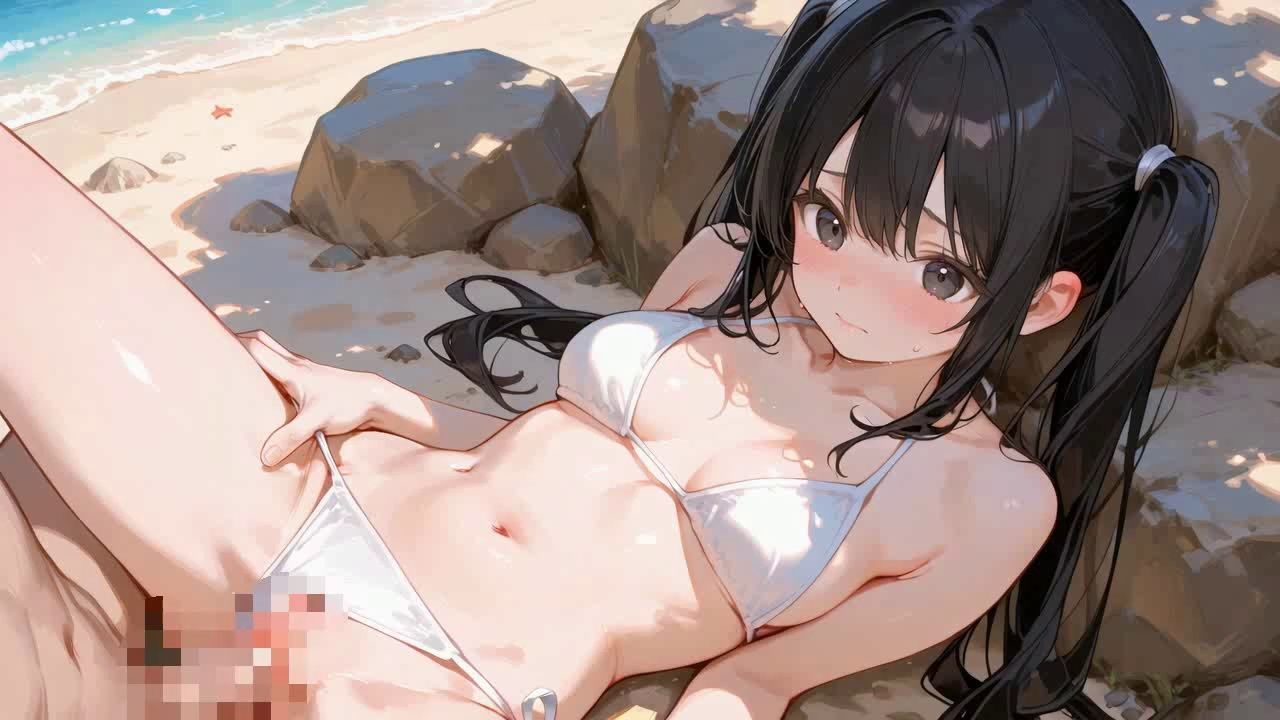 秘密の夏の思い出〜岩陰に隠れて大声で青姦SEXしちゃった夏〜 サンプル画像2