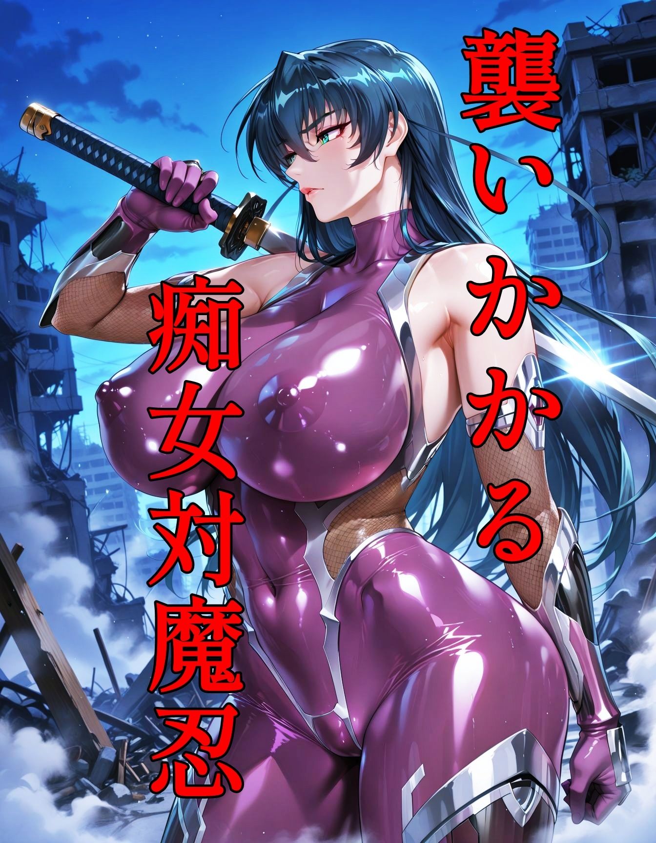 襲いかかる痴女対魔忍 サンプル画像1