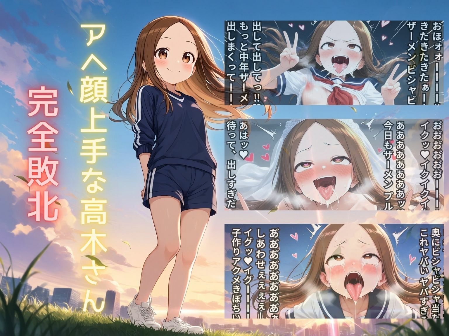 高木さんがキモおやじの子作り便器に堕ちるまで サンプル画像7