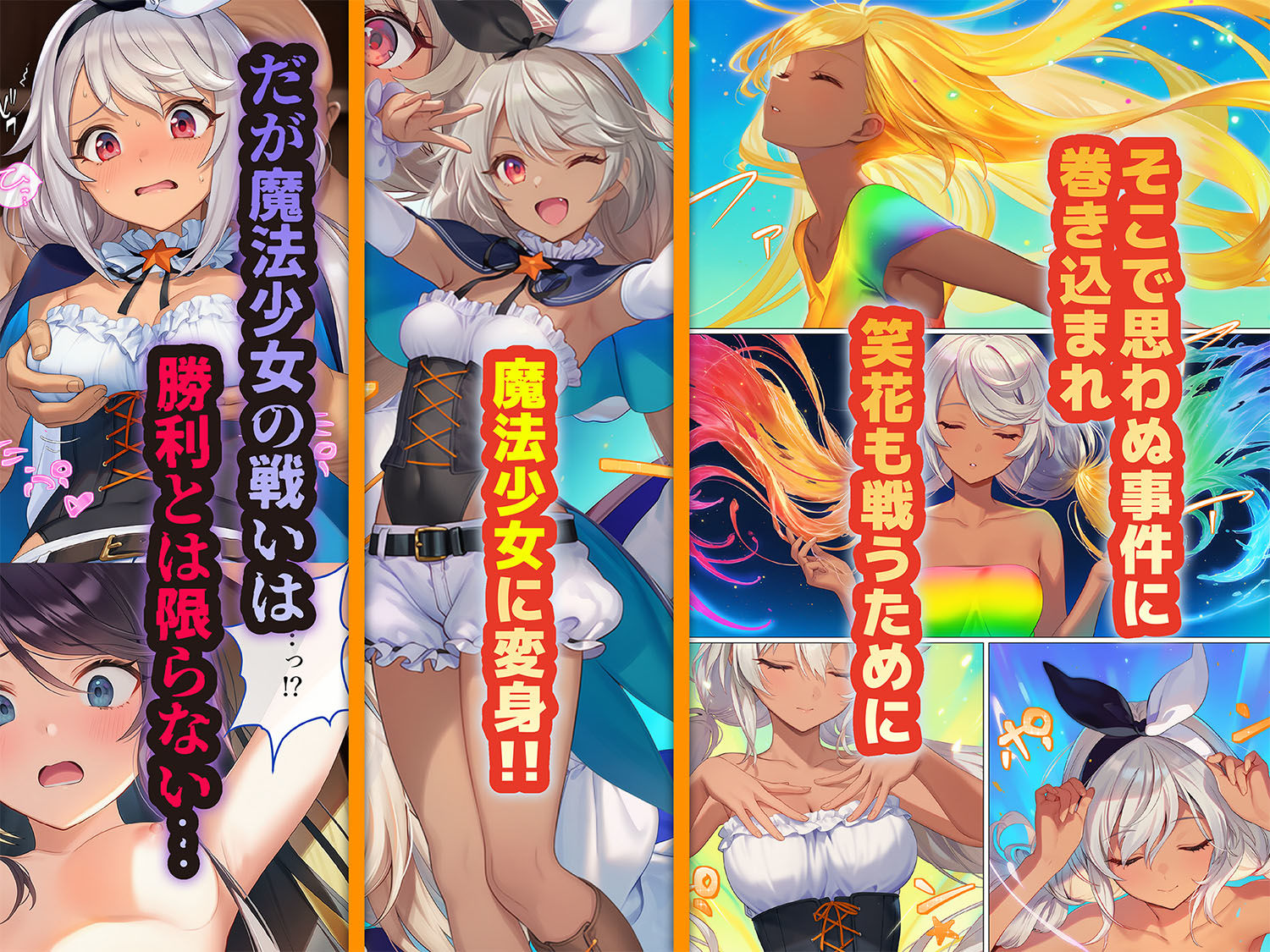 魔法少女WISHES 搾乳牧場編 笑花＆叶BAD サンプル画像2