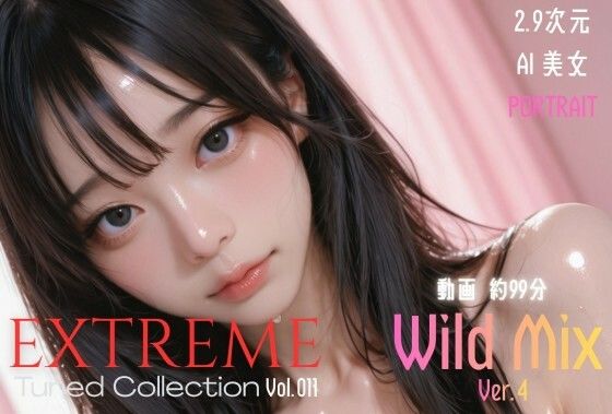 2.9次元AI美女 PORTRAIT EXTREME Tuned Collection VOL.011 Wild Mix Ver.4 AI SEX 動画集 サンプル画像1