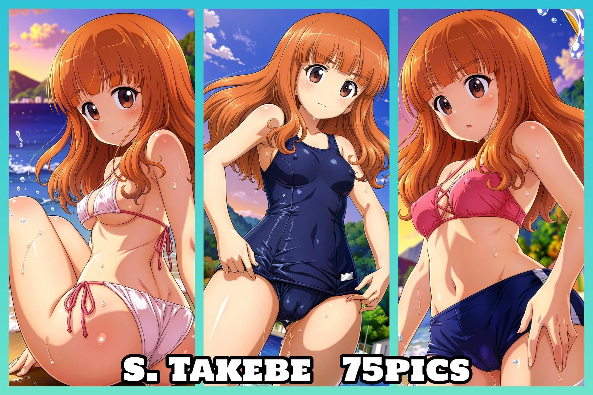 Girls und Swimwear あんこうチーム編 サンプル画像3