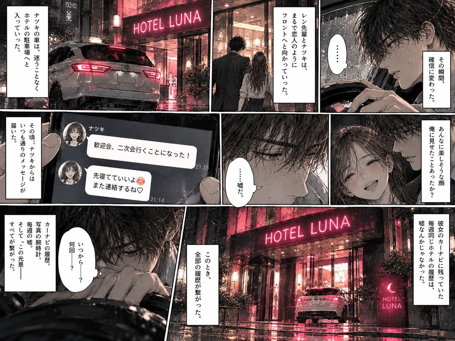 『彼女のカーナビに、毎週同じホテルの履歴が残っていた。』 サンプル画像5