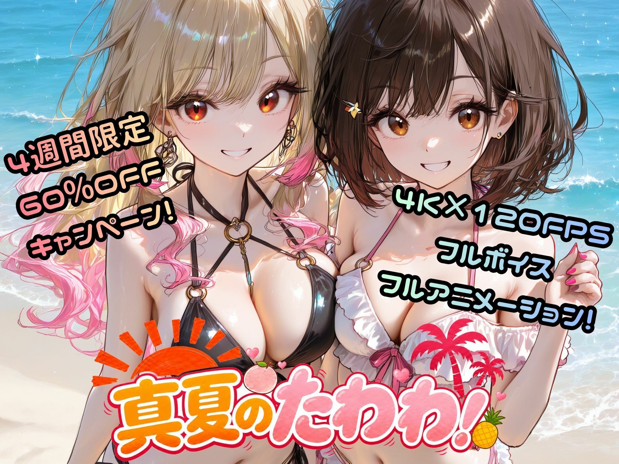【4K 120FPS】真夏のたわわ！ 〜内緒のハメ撮りビーチ〜 サンプル画像3
