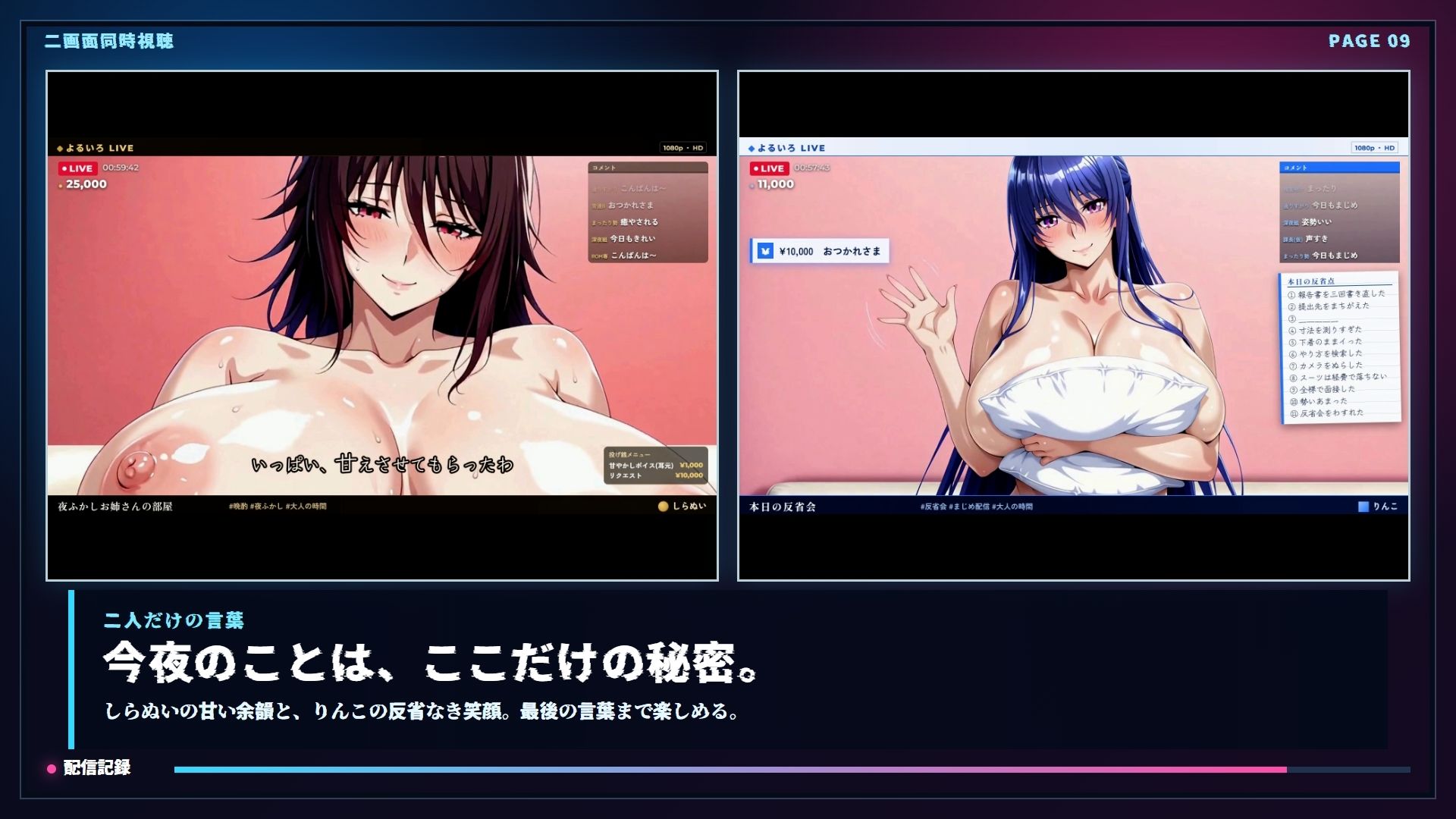【4K60FPS】ムラムラ慰め 潮吹きピュッピュッ生配信 RINKO＆SHIRANUI サンプル画像9