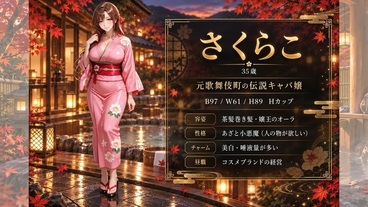 【4KアニメAV】爆美女人妻と行く秋のお忍び温泉旅行 サンプル画像5