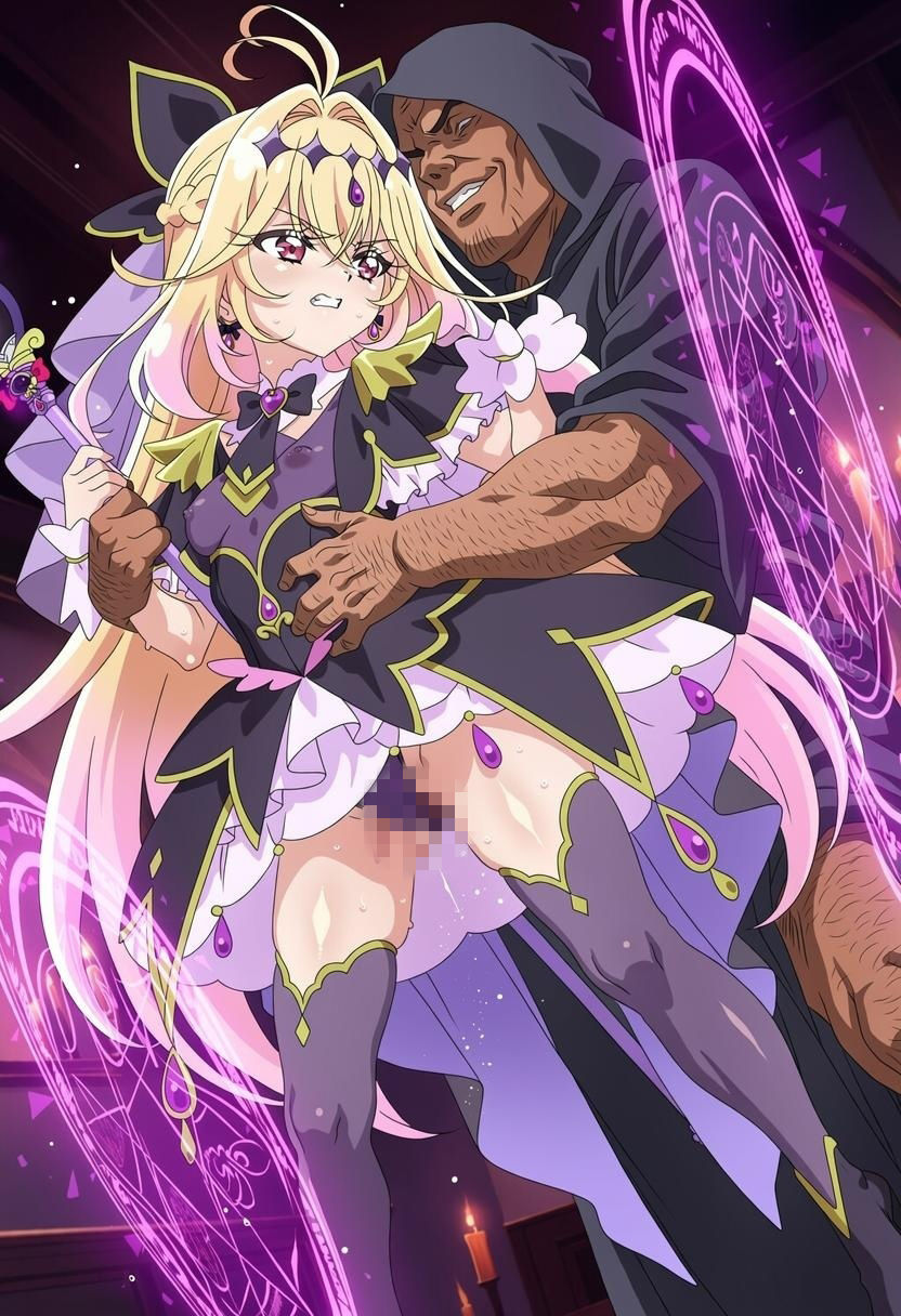 【アニメ1枚＋CG155枚】魔法少女るるか 敗北×陵● 〜砕かれた杖と孕む聖堂〜 サンプル画像2