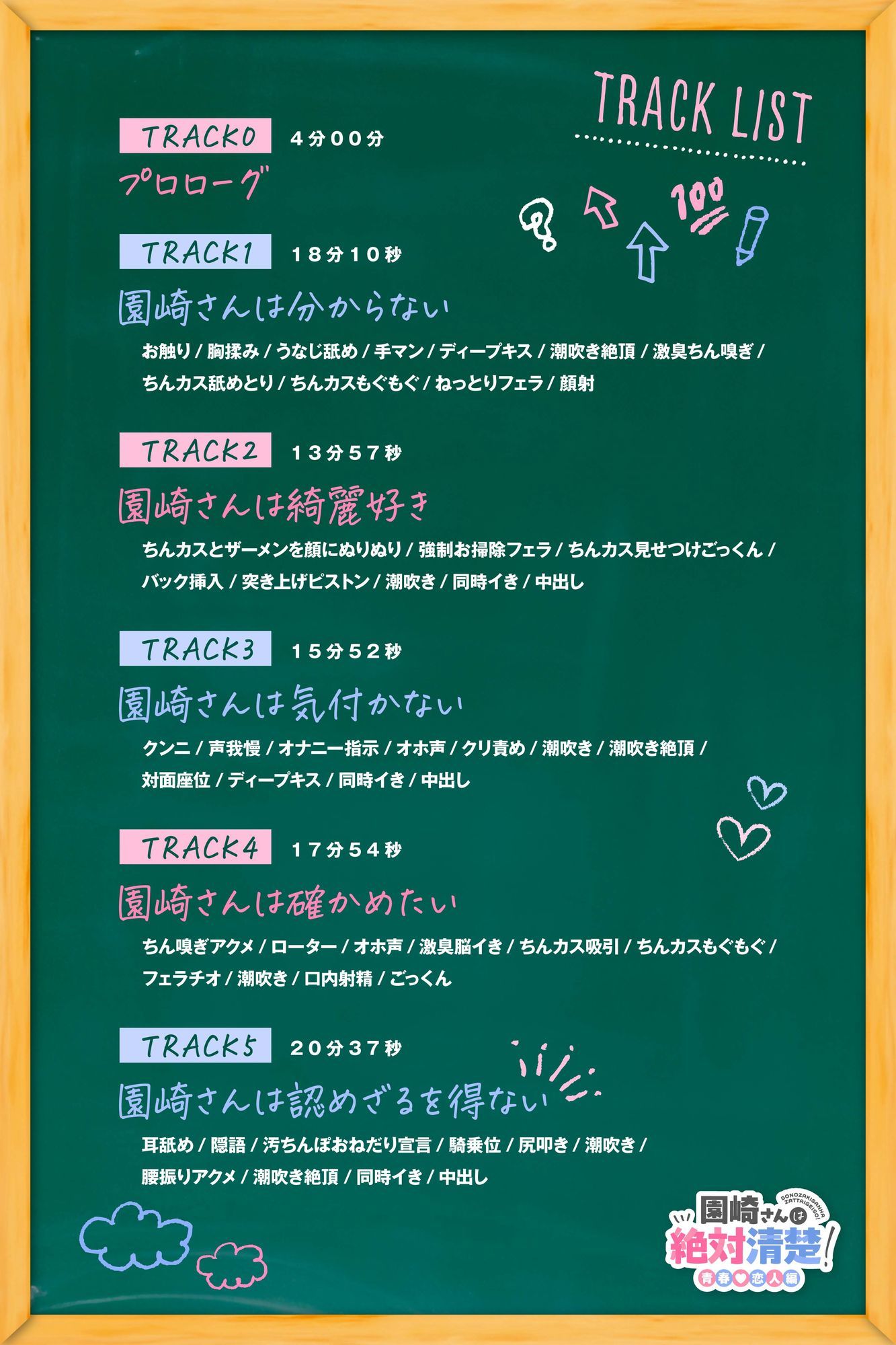 【全編潮吹き】園崎さんは絶対清楚！3【青春恋人編】 サンプル画像3