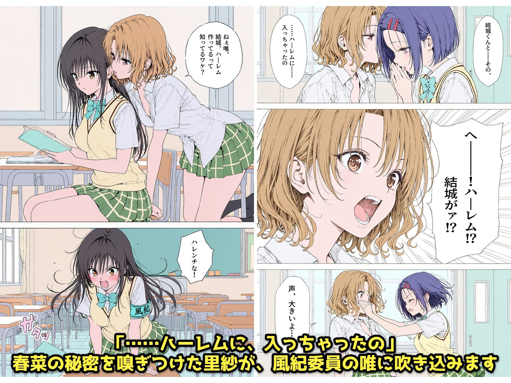 【漫画】リトはみんなの恋人 〜ハレンチでも、ケダモノでも〜 サンプル画像1
