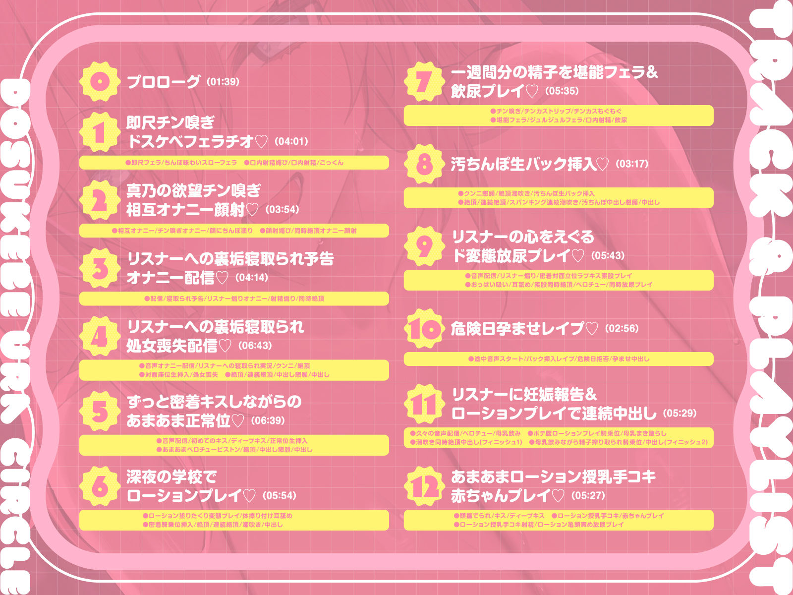 【短時間早抜きGirls】ドスケベ裏サークル4〜大人気淫乱配信者 真乃のショート音声集〜 サンプル画像3