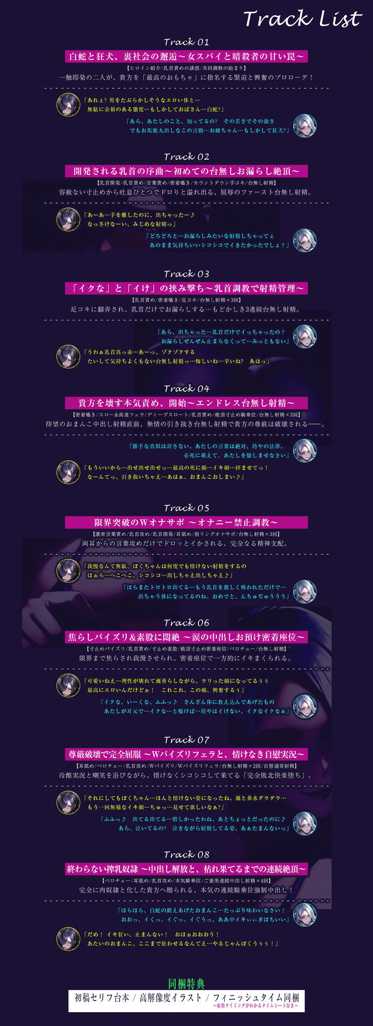 【究極男性受け】甘サド女スパイとドスケベ暗殺者の乳首攻め逆レ  〜乳首開発×「イけ＆イクな」正反対煽り×台無し射精〜 サンプル画像7