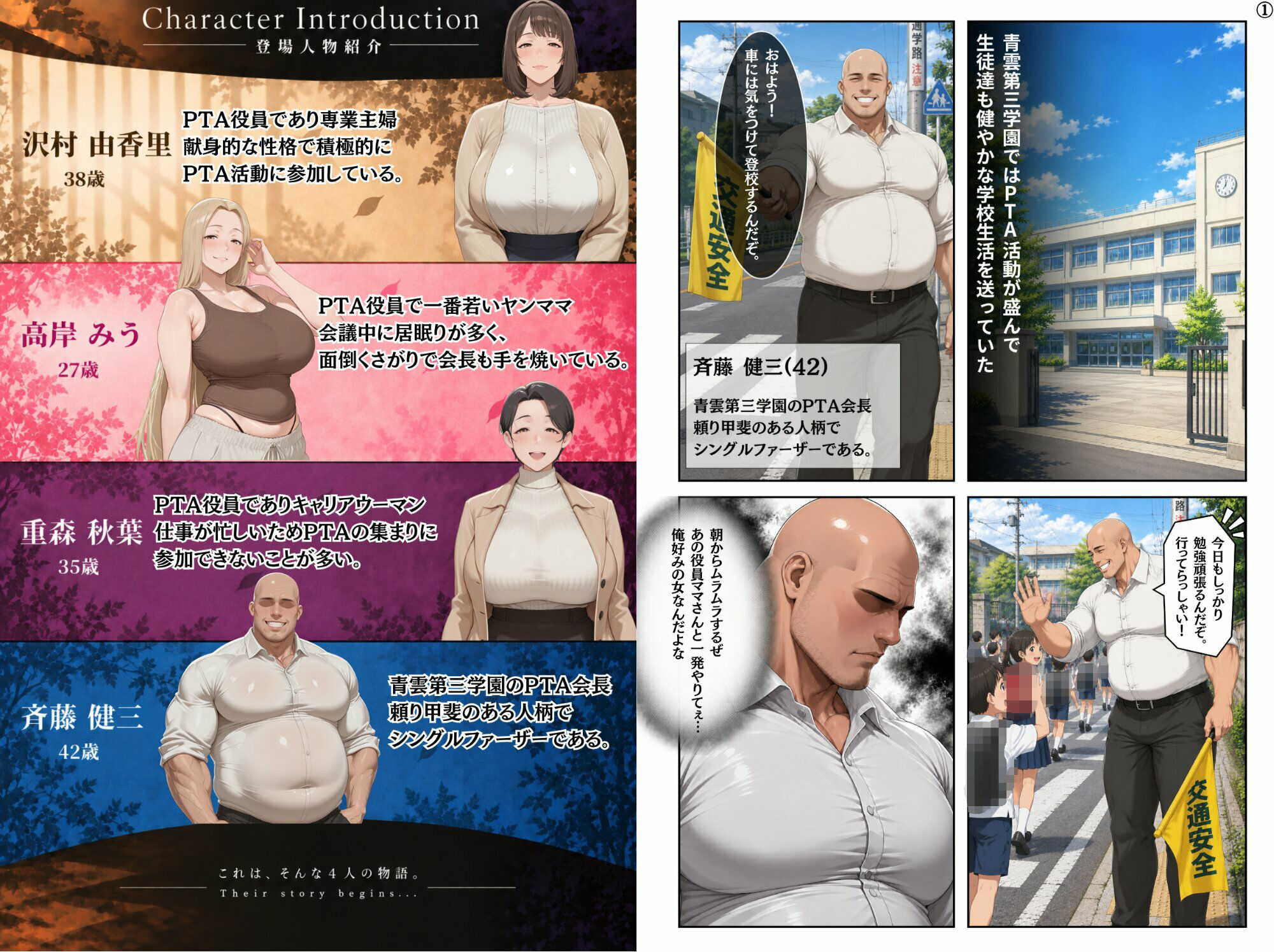 【総集編】PTAママ友不倫 サンプル画像1