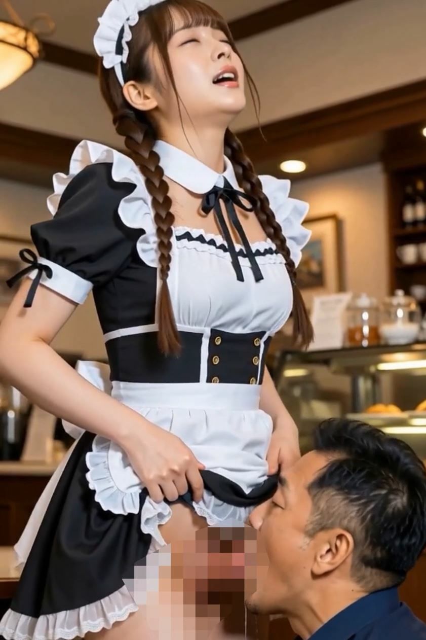 ふたなり女子  エスカレートする露出行為！野外露出射精！男湯乱交！電車内フェラ！メイド喫茶ブッカケ！制御不能超巨大マラ！ サンプル画像8
