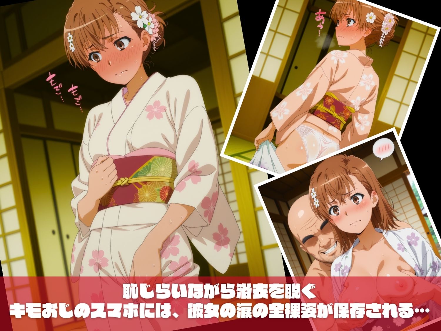 キモおじの温泉征服記 と◯る科学の超電磁砲編  vol.1 サンプル画像3