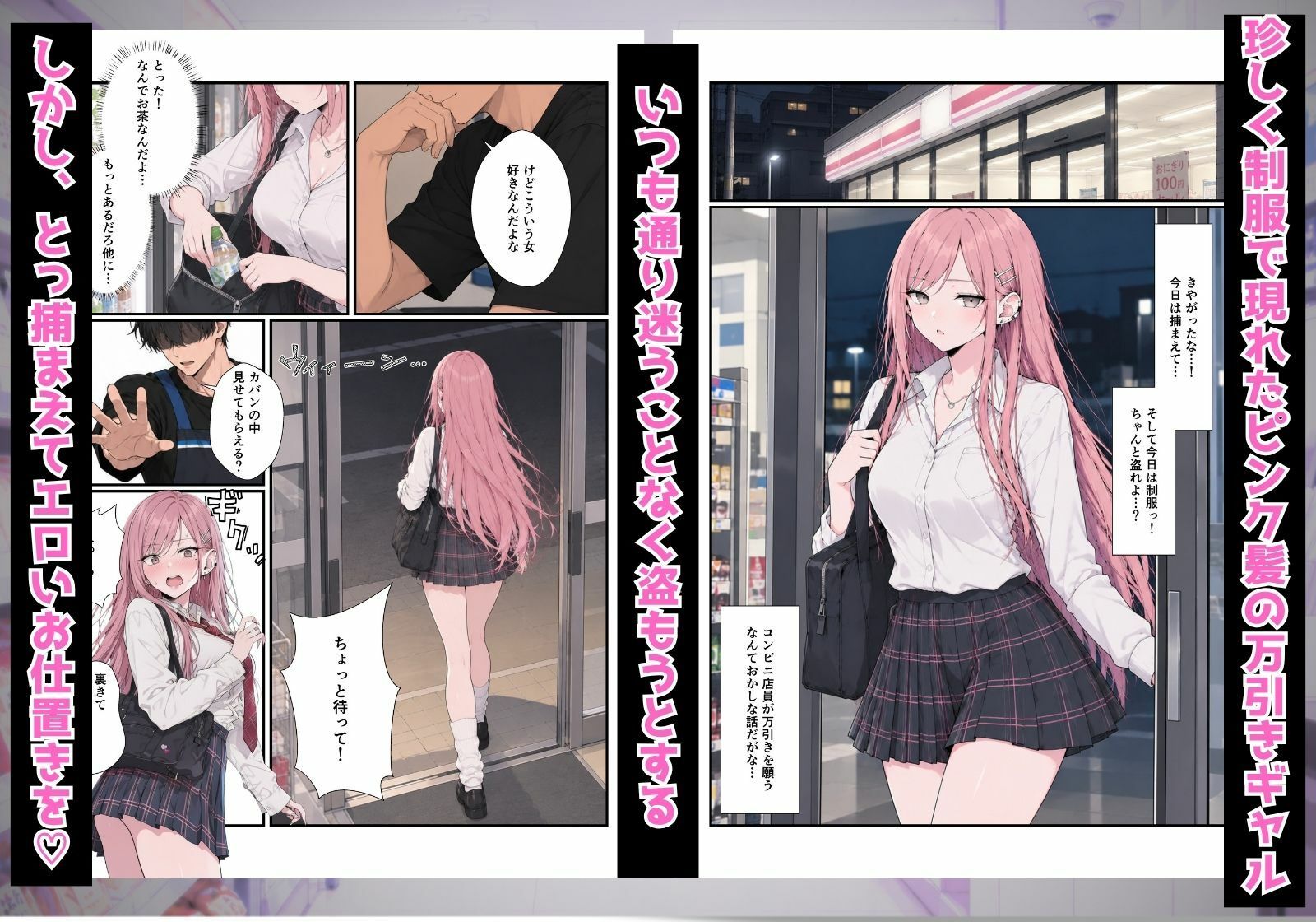 コンビニ店長の俺、万引きギャルに中出し強要したら妊婦にさせちゃった。 サンプル画像6