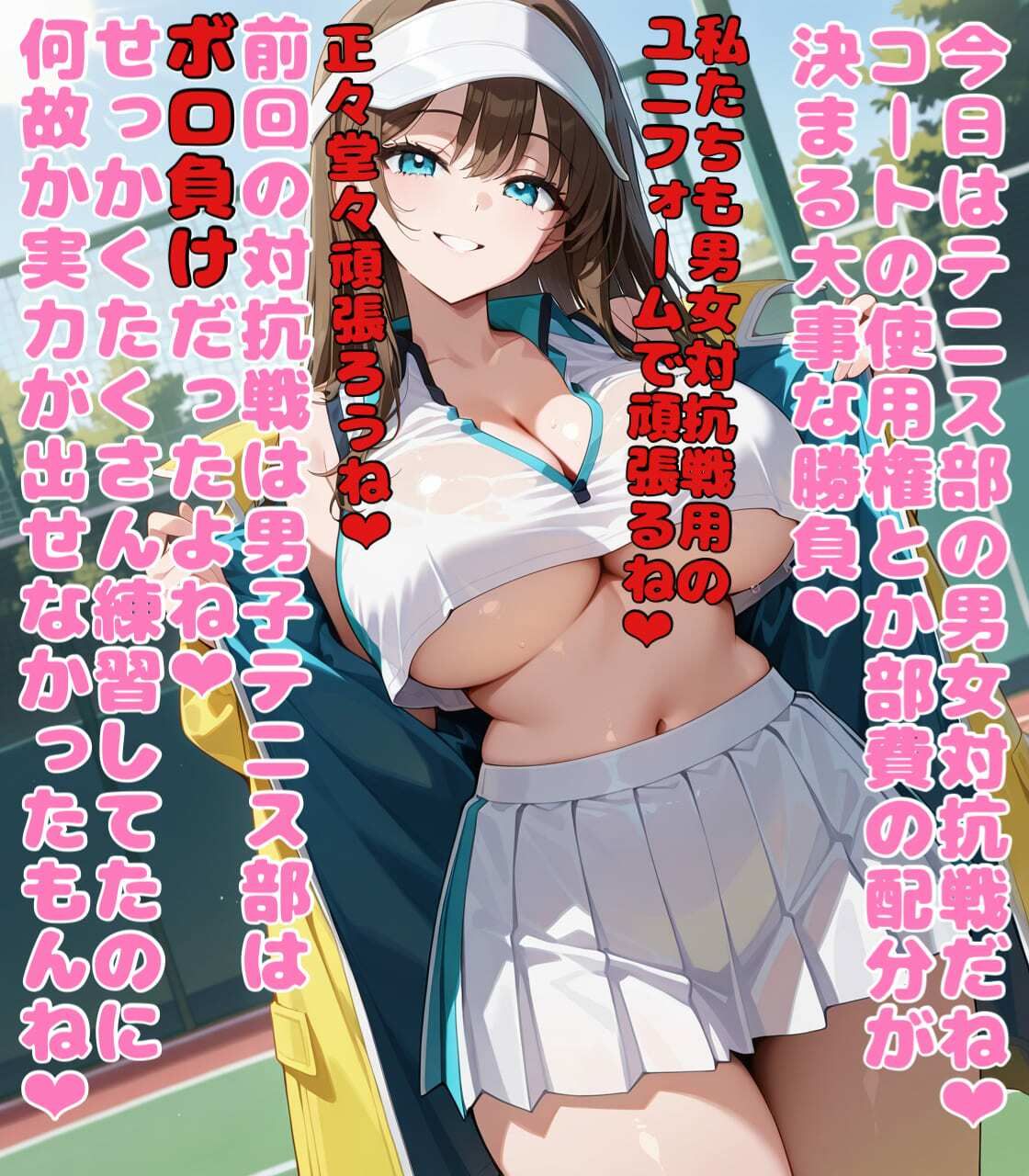 テニス部男女対抗戦 サンプル画像3
