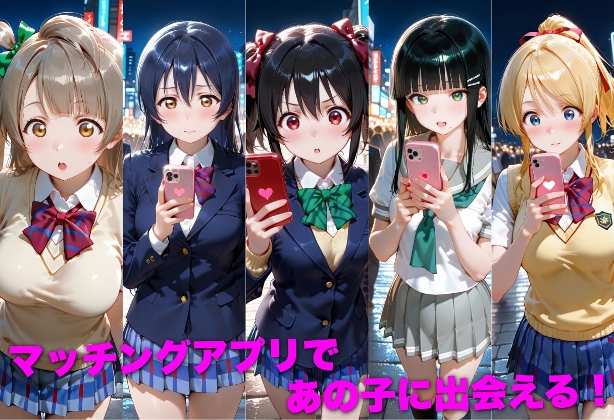 マッチングアプリで出会った美女を孕ませた話 ラ●ライブ！編 サンプル画像1