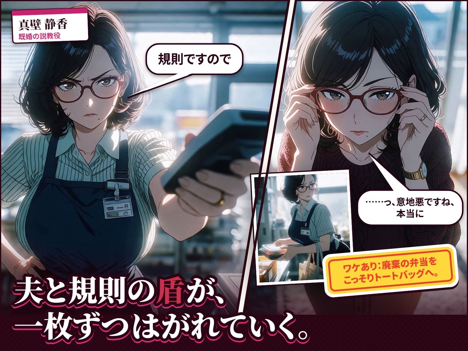 ワケあり人妻パート、夕方シフトで弱み握りました。 サンプル画像4