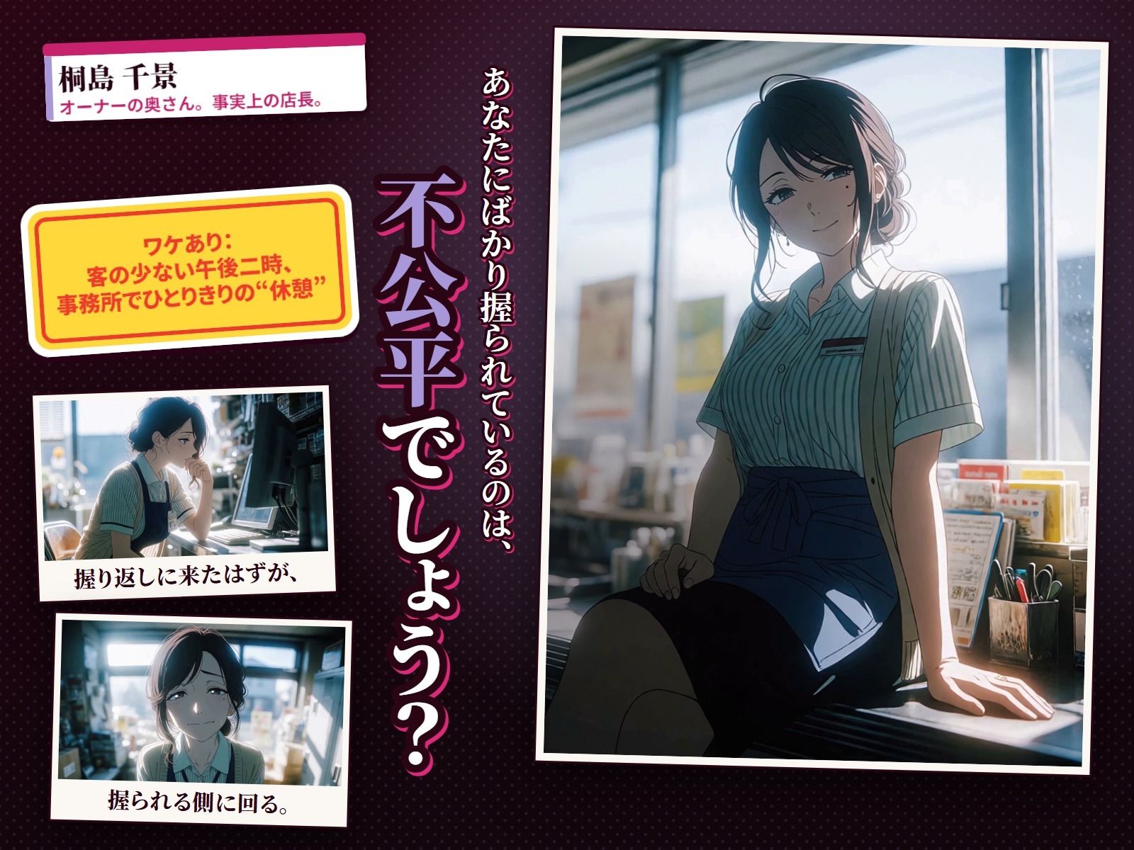 ワケあり人妻パート、夕方シフトで弱み握りました。 サンプル画像5