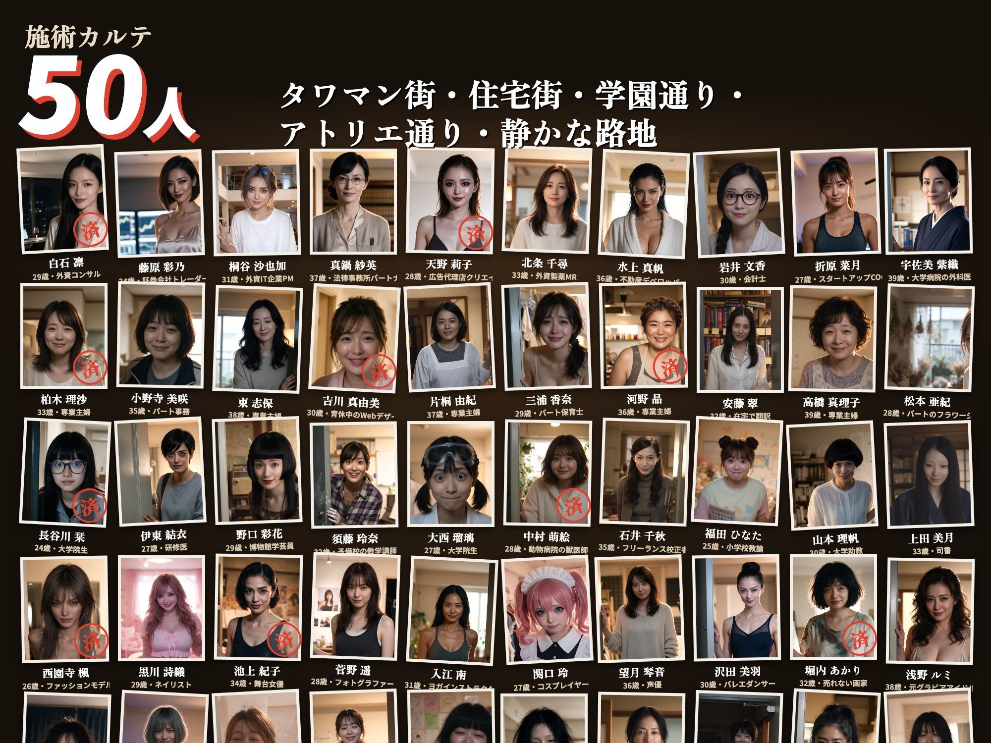 出張マッサージで美女の自宅50人 サンプル画像2