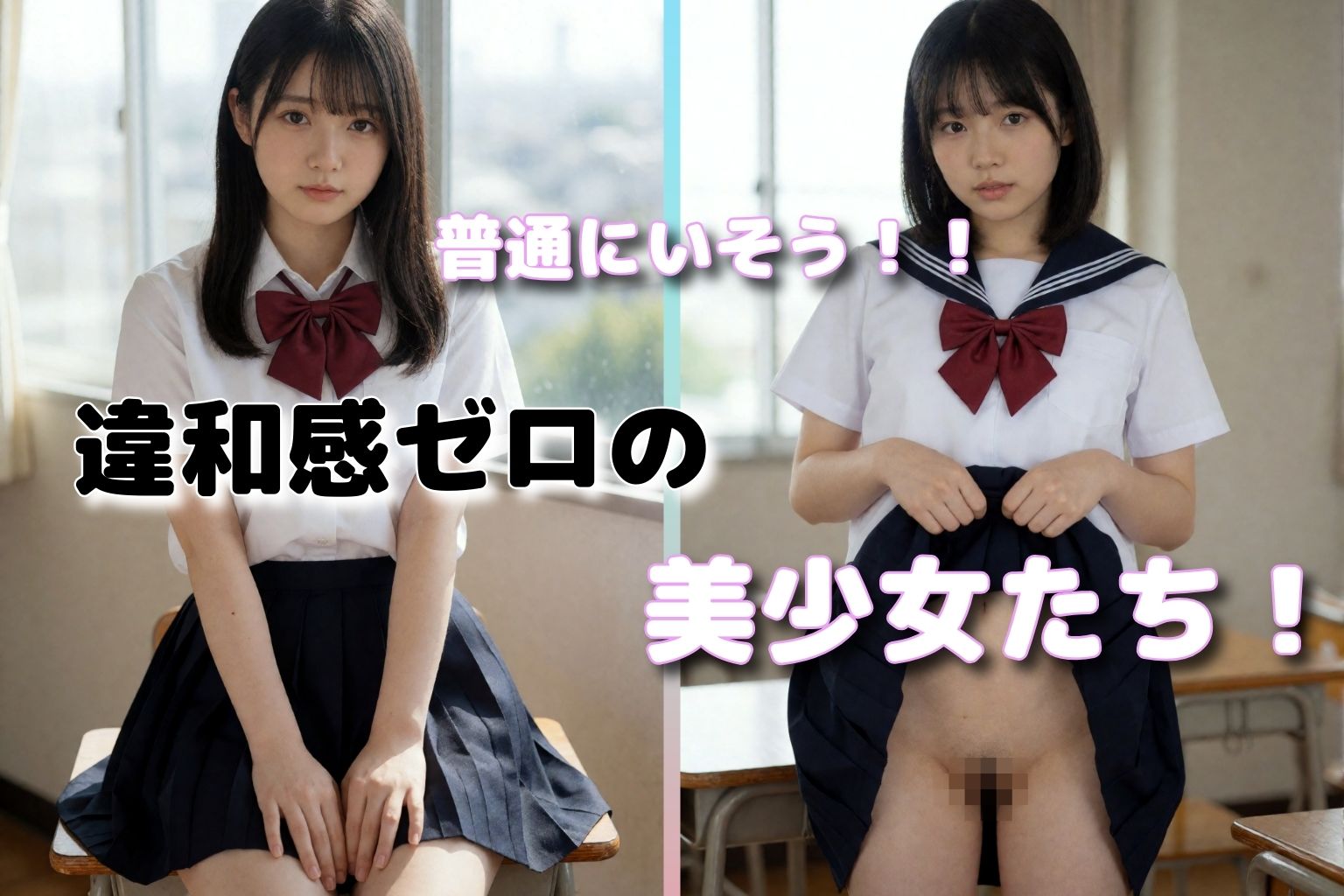 制服美少女  日常に潜む！女の子 サンプル画像2