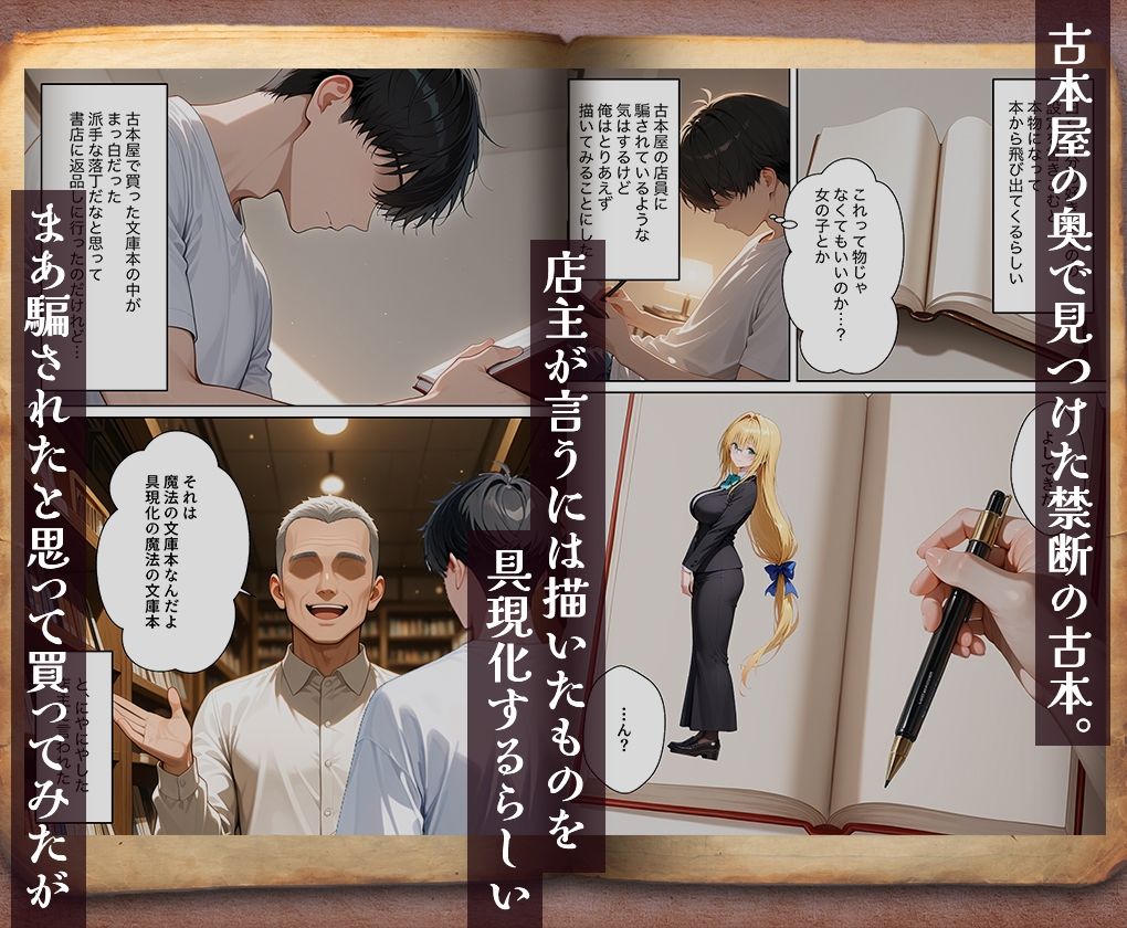 古本から出てきたのは、孕ませ専用の彼女だった _テ○アーユ サンプル画像1