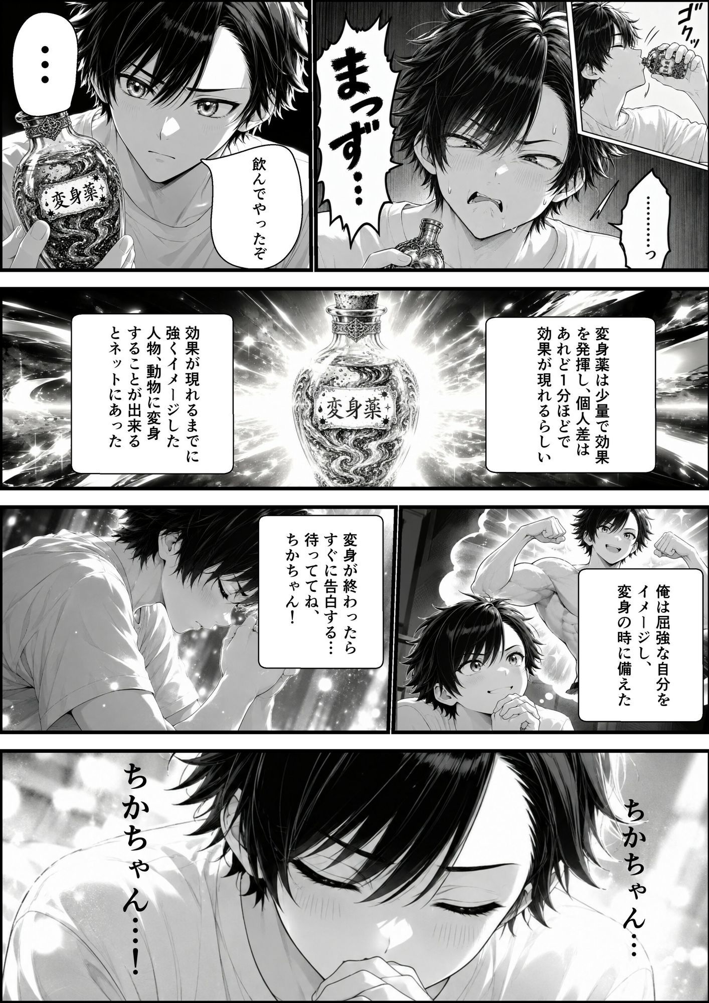 変身薬を使ったら事故で好きな女の子に変身しちゃった件1 サンプル画像1
