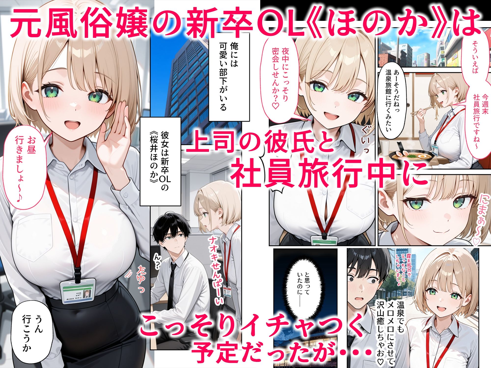 大好きな風俗嬢が新卒OLとして俺の部下になった話2  こっそり中出し社員旅行編 サンプル画像1