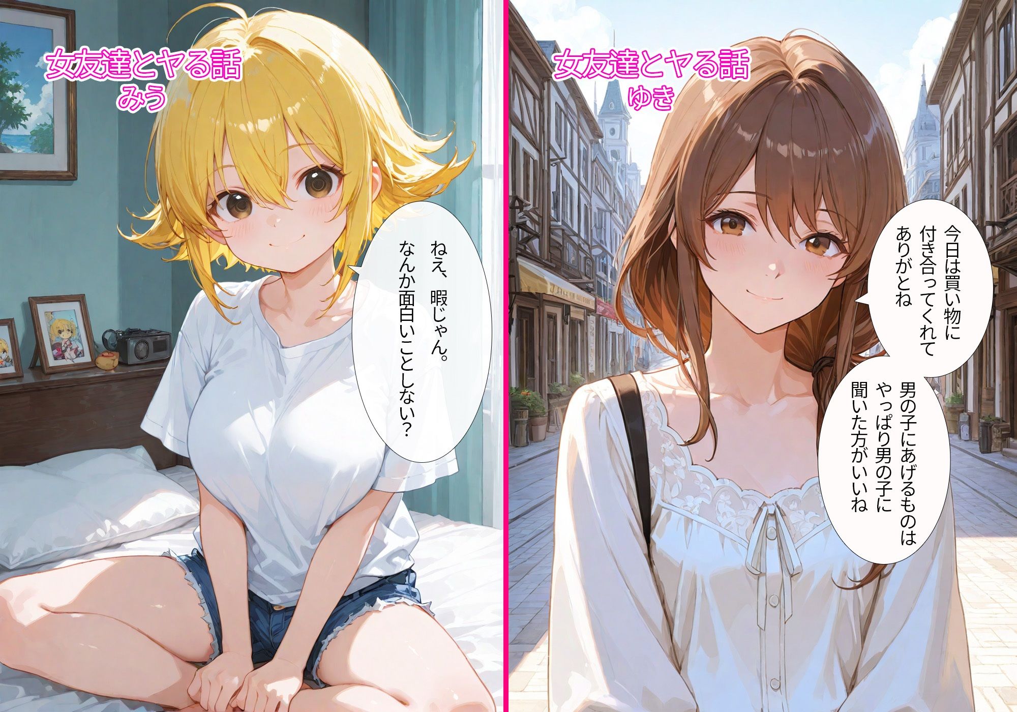 女友達とヤる話 vol1 サンプル画像1