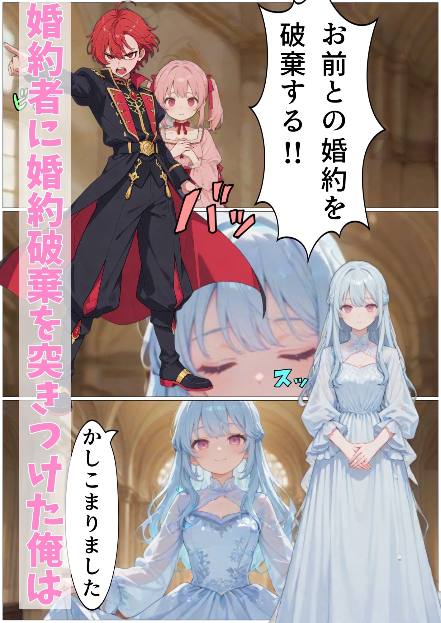 婚約破棄した俺がTSされて娶られる話 サンプル画像1