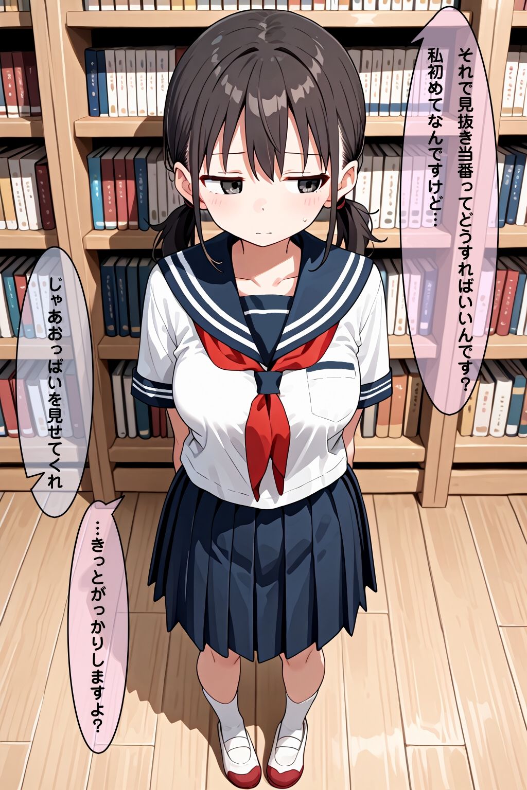 学校で見抜き制度が導入されたので後輩で見抜きしたお話 サンプル画像4