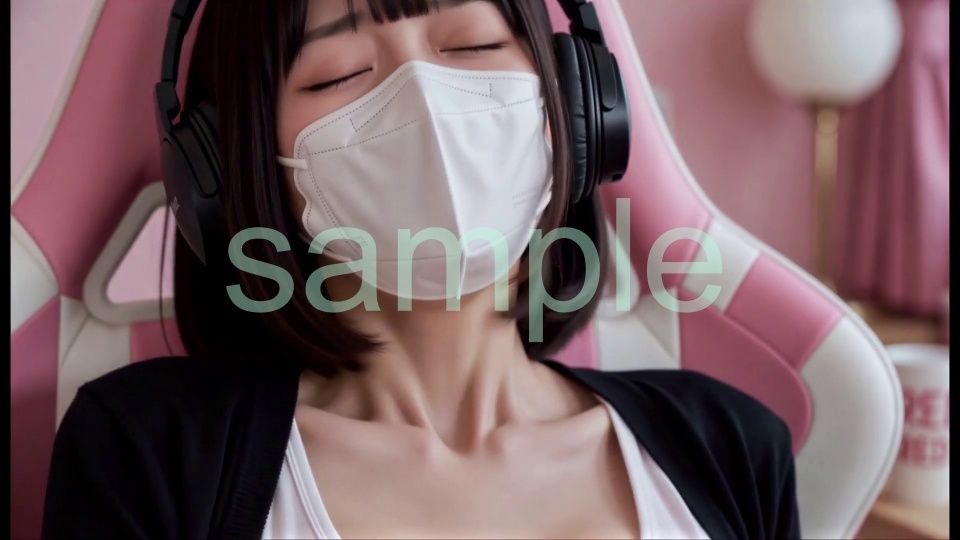 巨乳ボブカットちゃんのえちえちオナニー配信 サンプル画像6