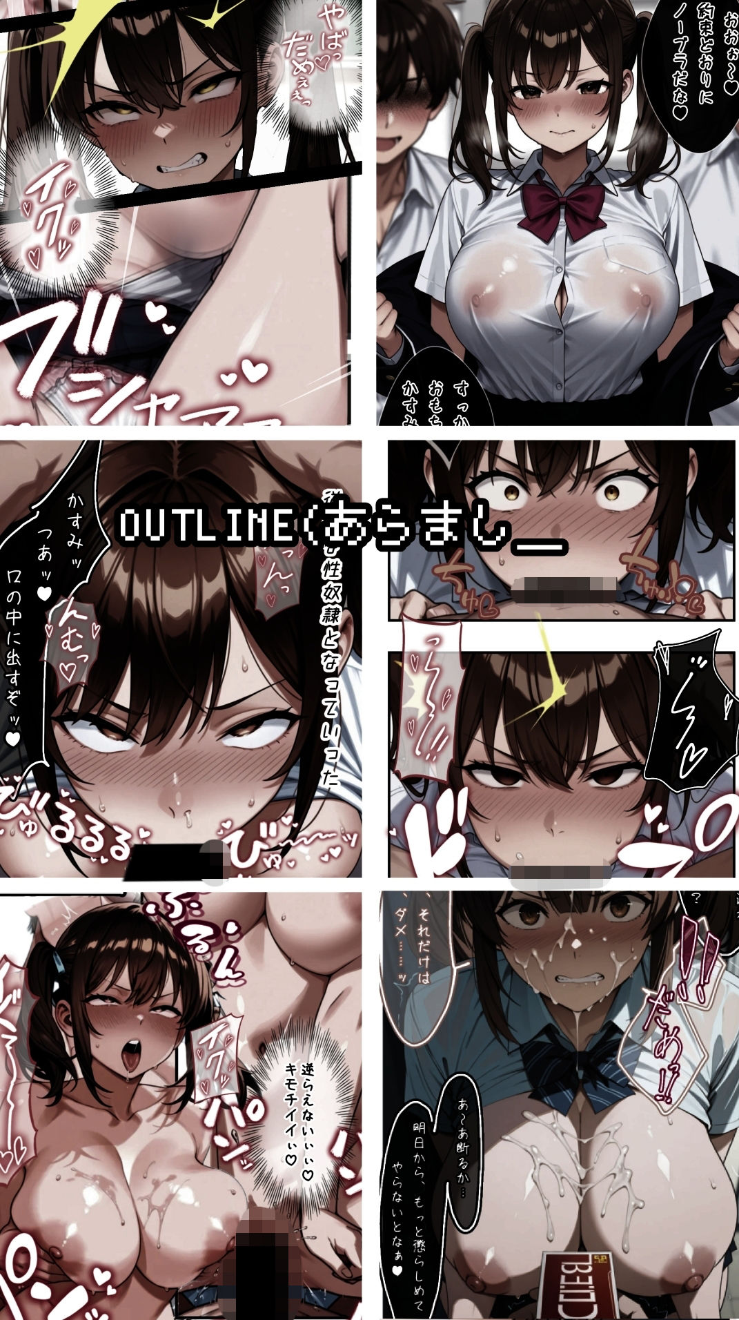 性欲旺盛男子達と いいなりエッチ 性処理係JK果澄ちゃん編 BEHIND サンプル画像9