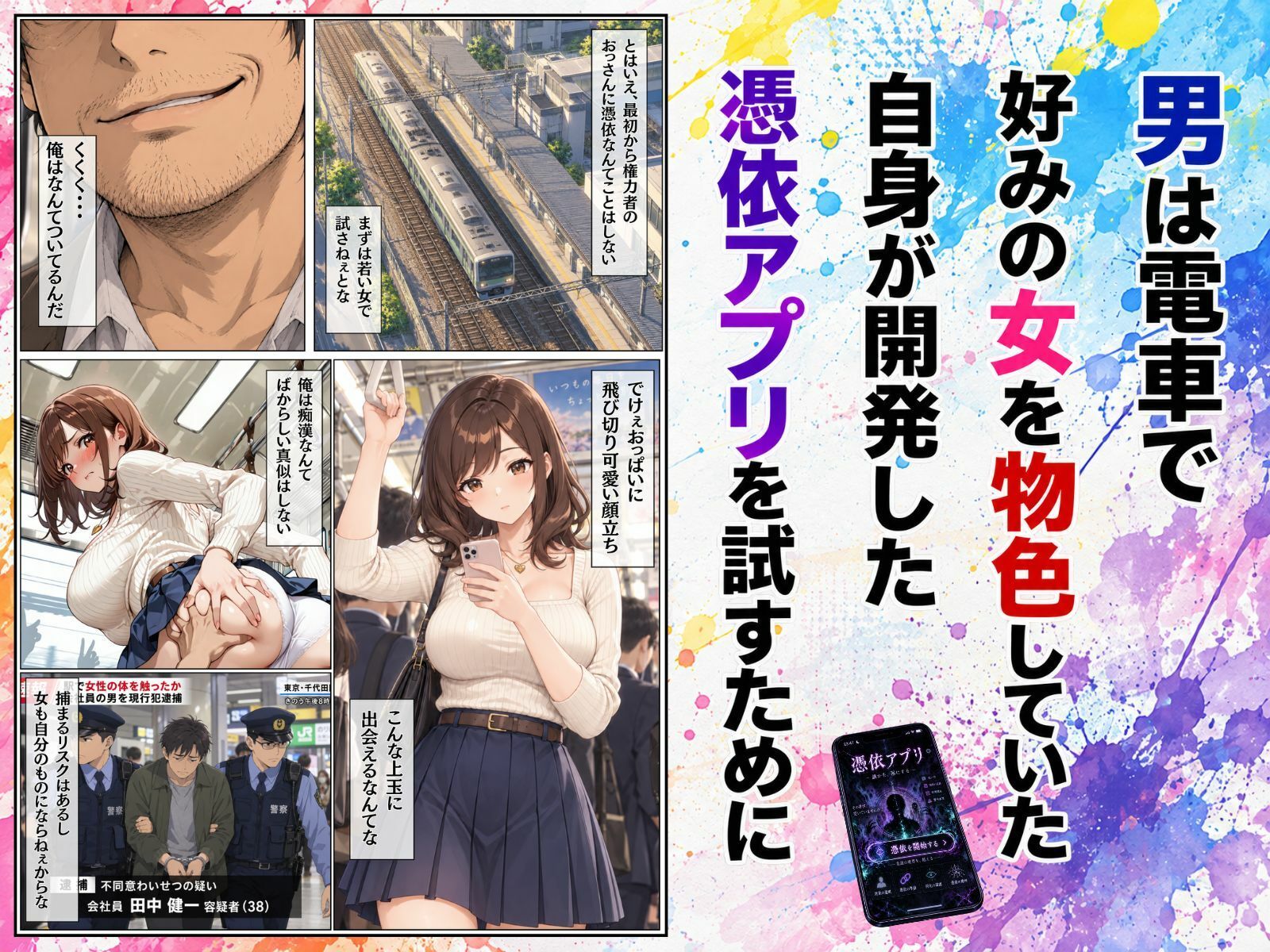 憑依アプリで巨乳のあの子の心も体も手に入れた件 サンプル画像2