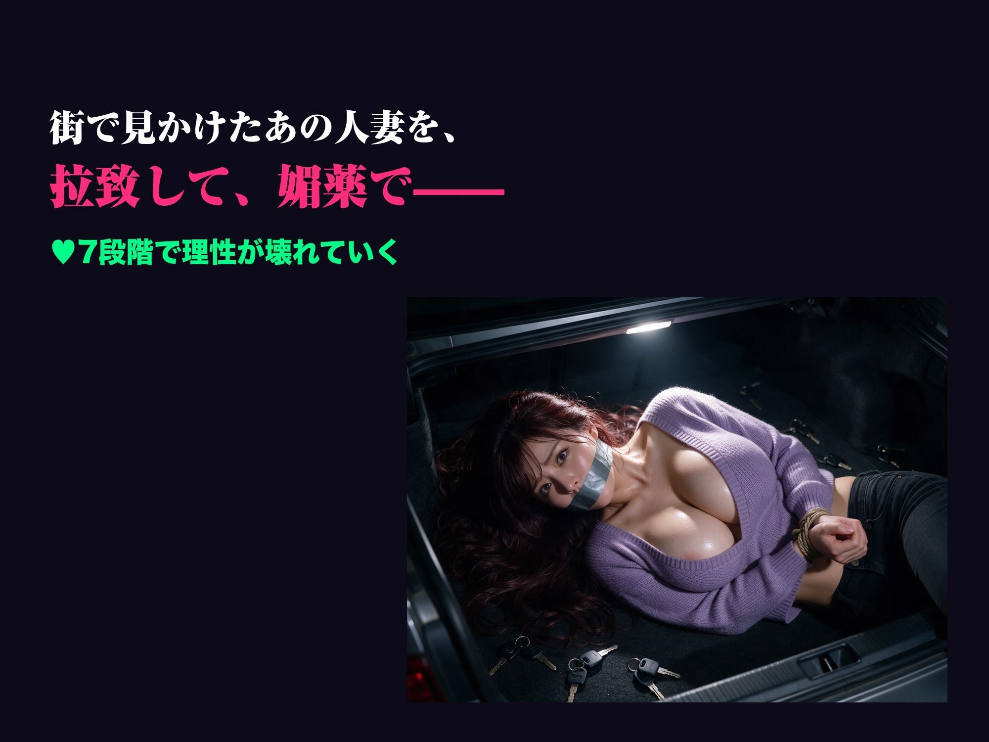 拉致ラレ。媚薬でガンギマリな人妻達 サンプル画像2