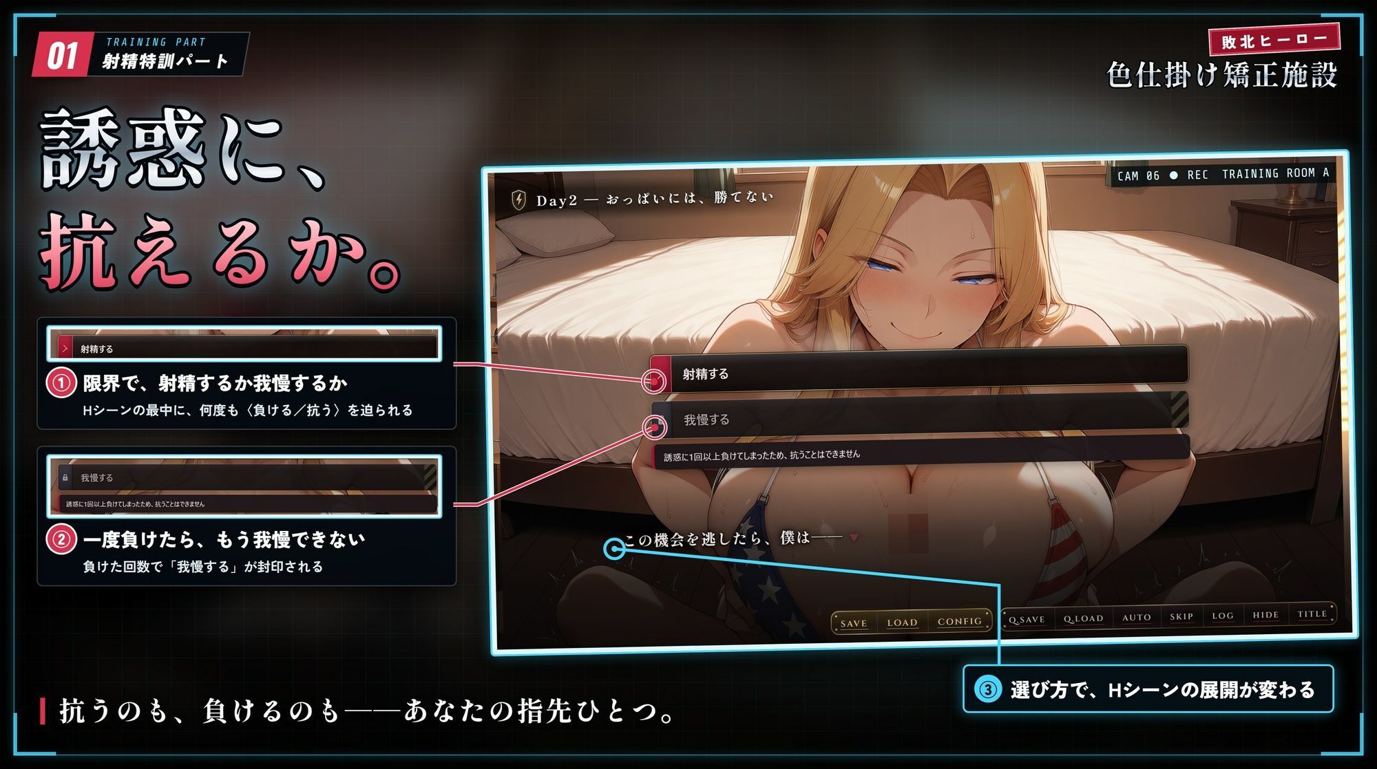 敗北ヒーロー色仕掛け矯正施設 〜ハニトラだらけのザコマゾ特訓〜 サンプル画像5