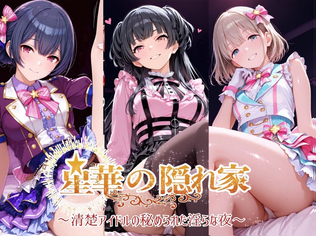 星華の隠れ家 〜清楚アイドルの秘められた淫らな夜〜芹●あさひ・黛●優子・杜●凛世 編 サンプル画像1