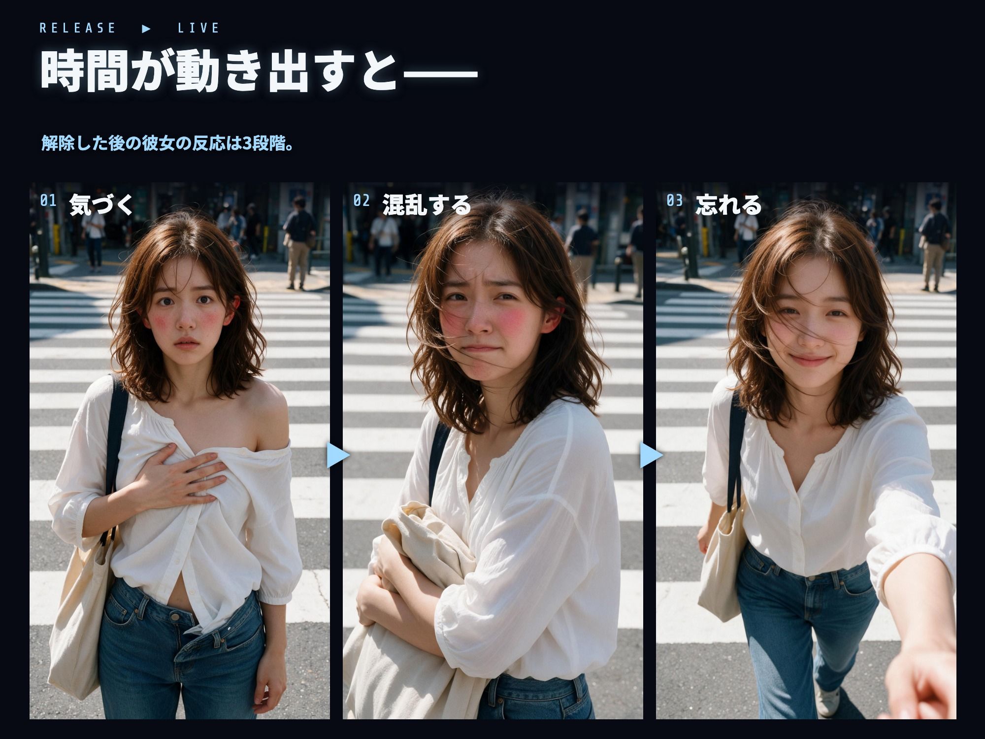 時間よ止まれ！街ゆく美女50人を止めてヤる サンプル画像9