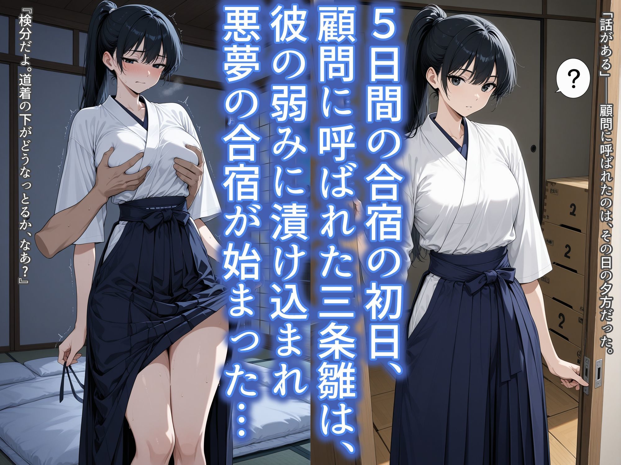 武道少女が合宿で顧問に教育されて寝取られるまで サンプル画像2