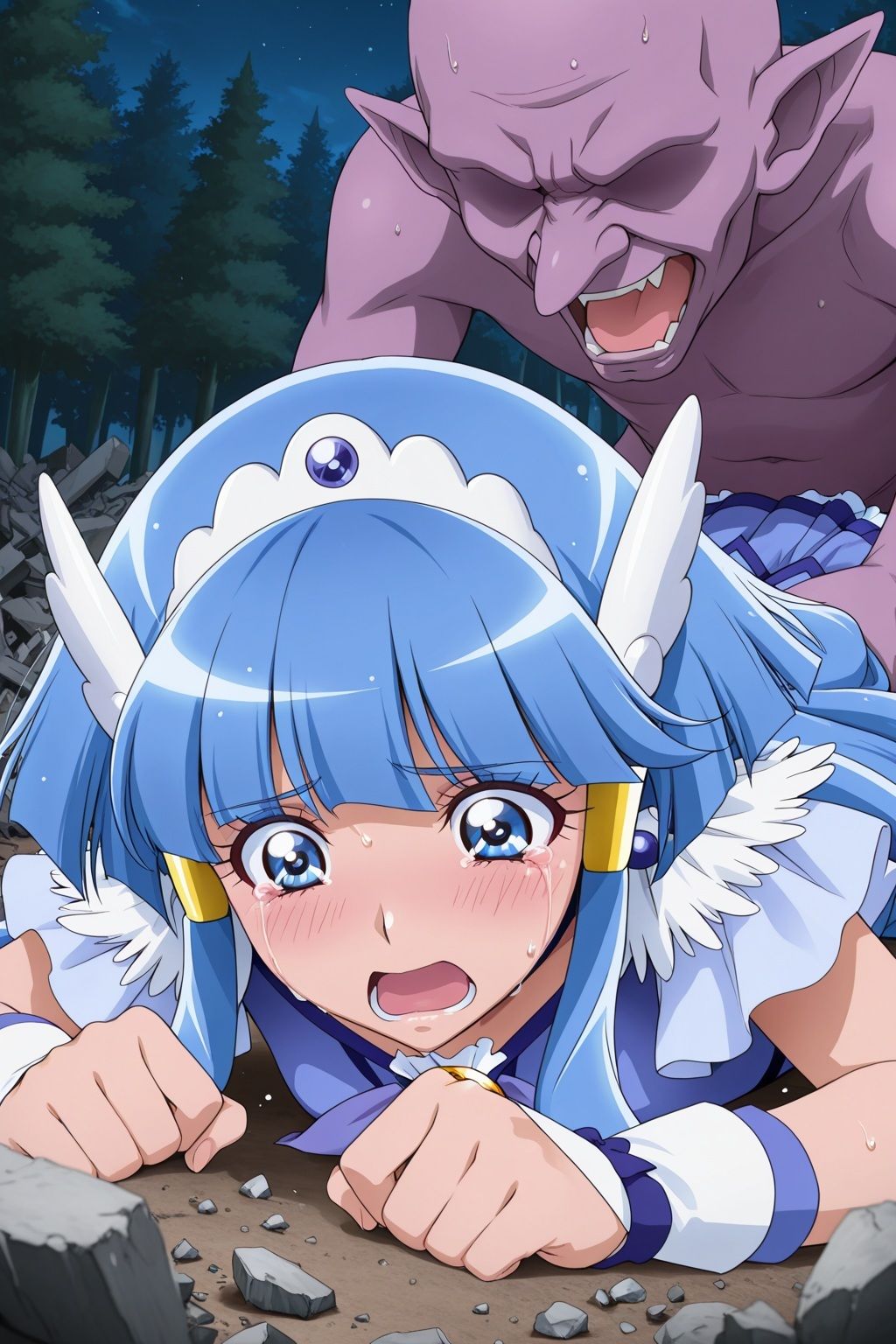 淫魔vsプ○キュア〜キュ○ビューティの敗北〜 サンプル画像5