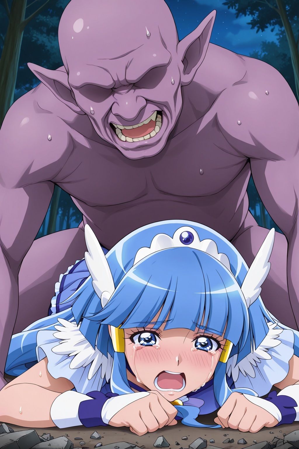 淫魔vsプ○キュア〜キュ○ビューティの敗北〜 サンプル画像6