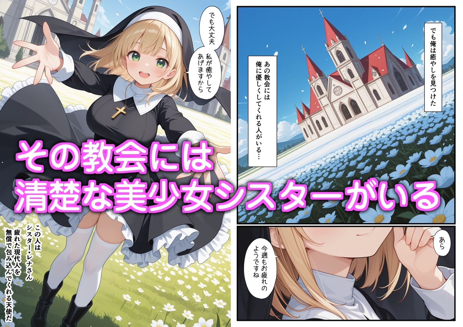 清楚なシスターは精液が大好き サンプル画像1