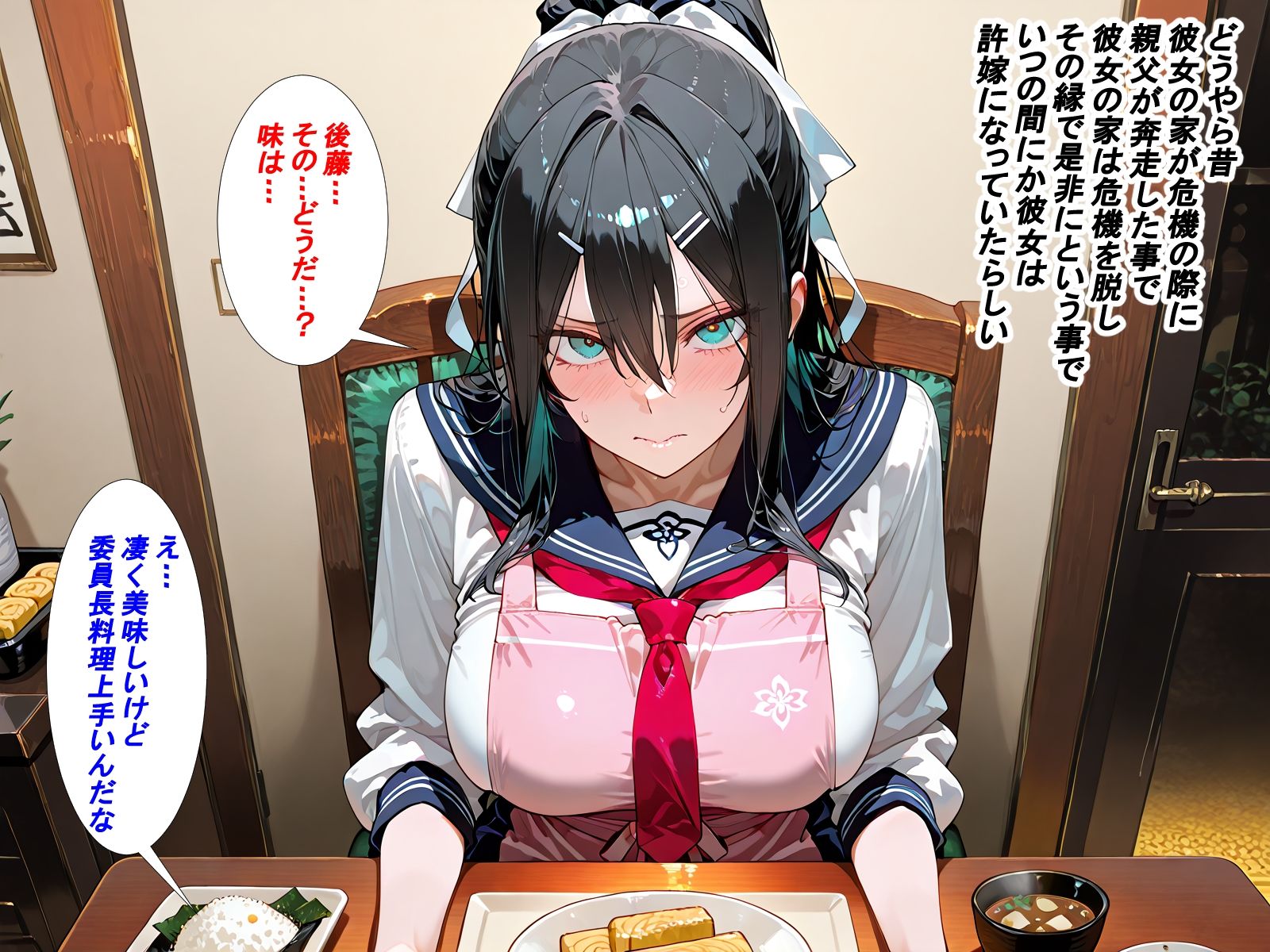 生真面目で凛々しい許嫁はアナルで性処理してくれる サンプル画像4