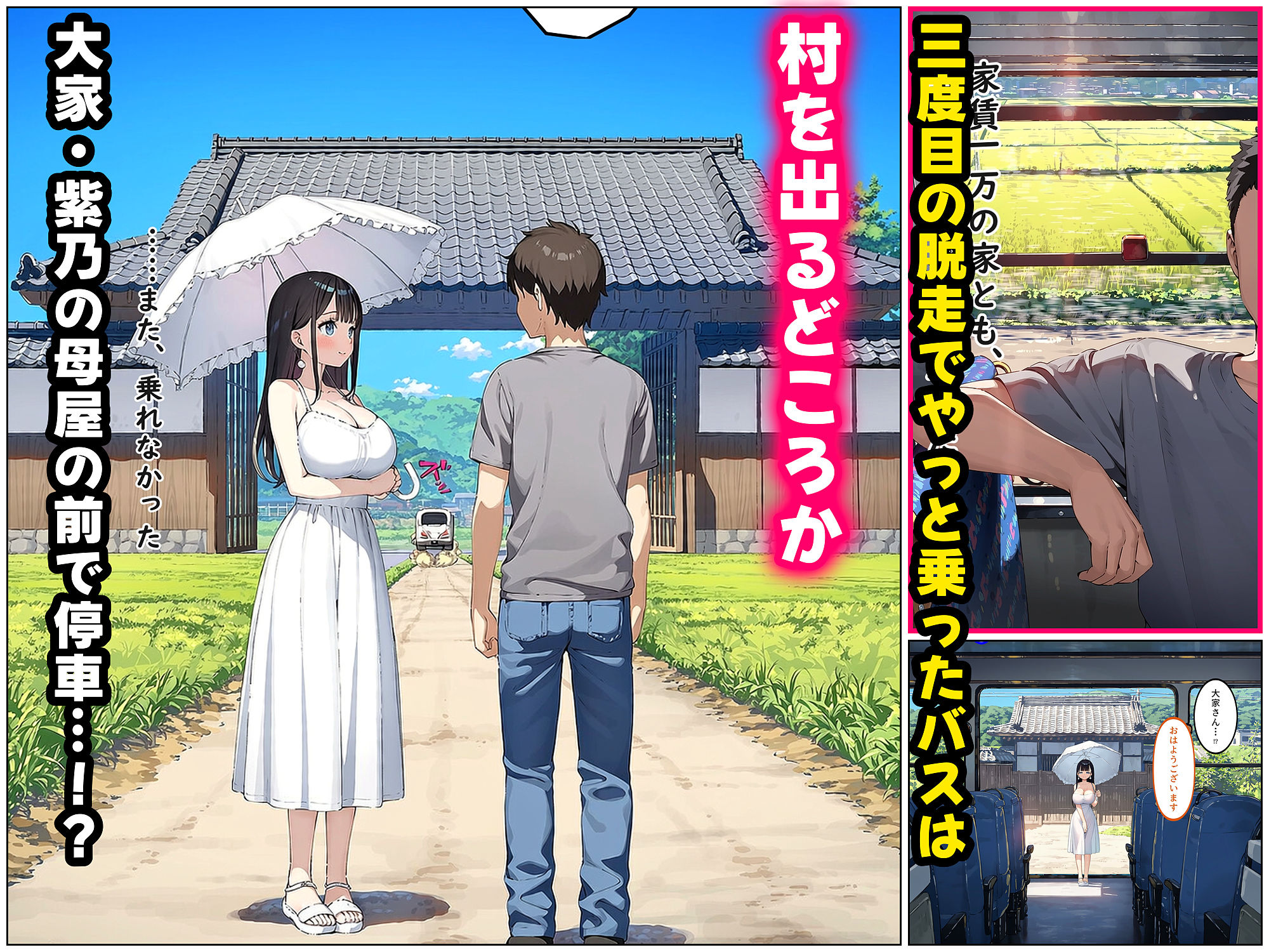 男が一人もいない村に越したら、巨乳たちに子種をお供えさせられる話〜お清め巫女と五年待ちの大家編〜 サンプル画像5