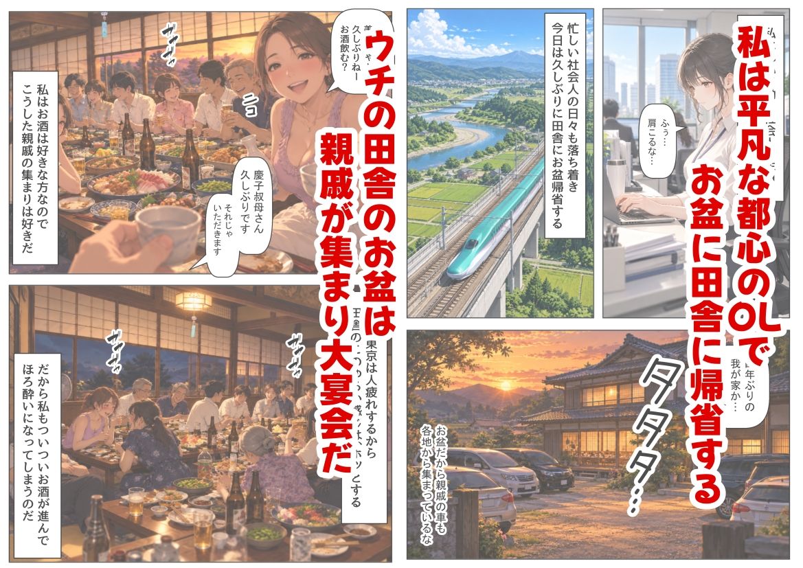 目を覚ますと、伯父さんが上に乗っていた サンプル画像1