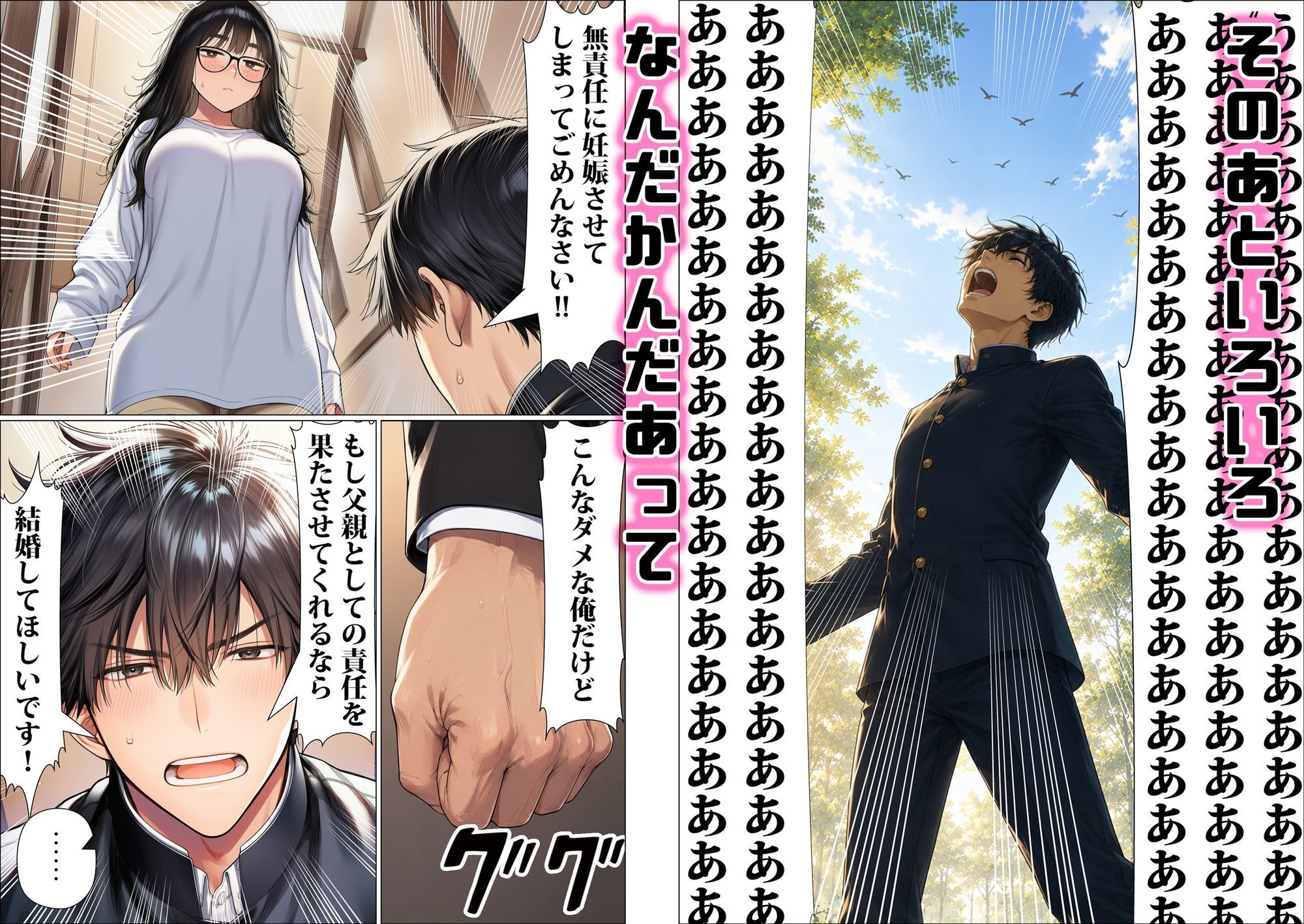 罰ゲームで地味ブスに嘘告白したら、孕ませちゃって結婚することになった3 サンプル画像7