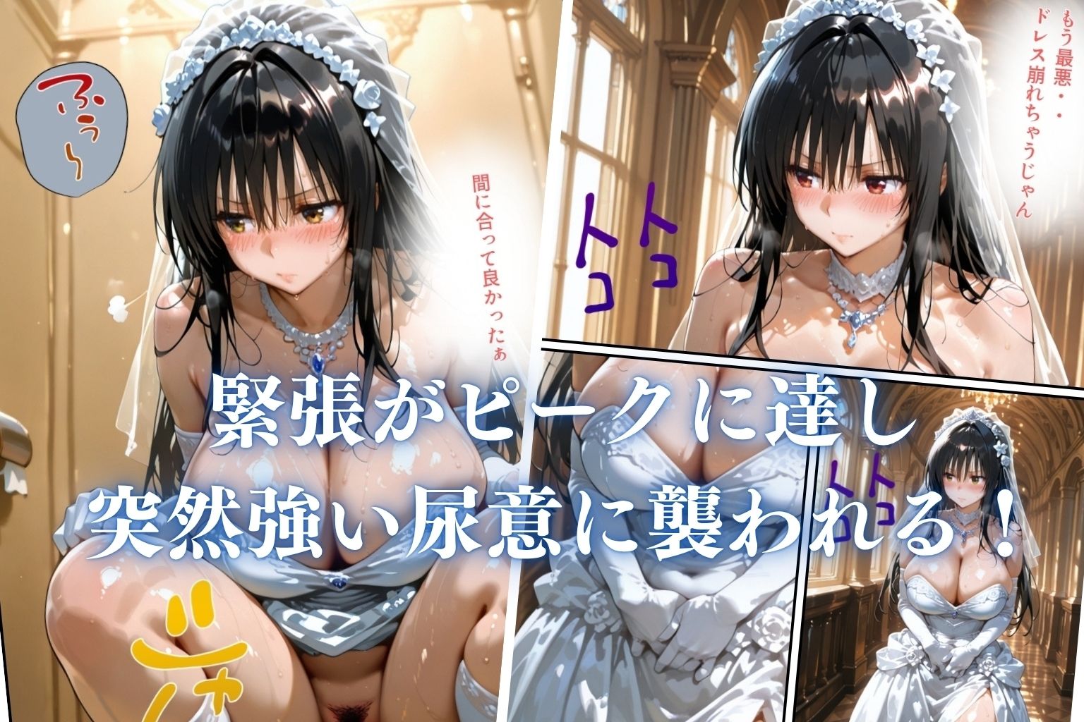 花嫁姿の元カノとこっそりやる ！ サンプル画像3