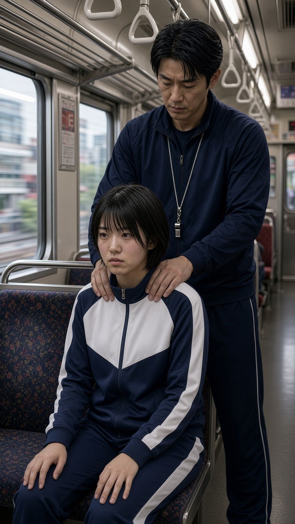 調教 女子校生2 容赦なき大人教師 狙われるJK 処女 セクハラ 教師 学園 部活 電車 内科検診 学生 サンプル画像10