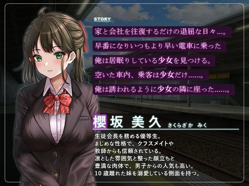 通学痴●車両〜純情JK、淫欲に堕つ〜 サンプル画像1