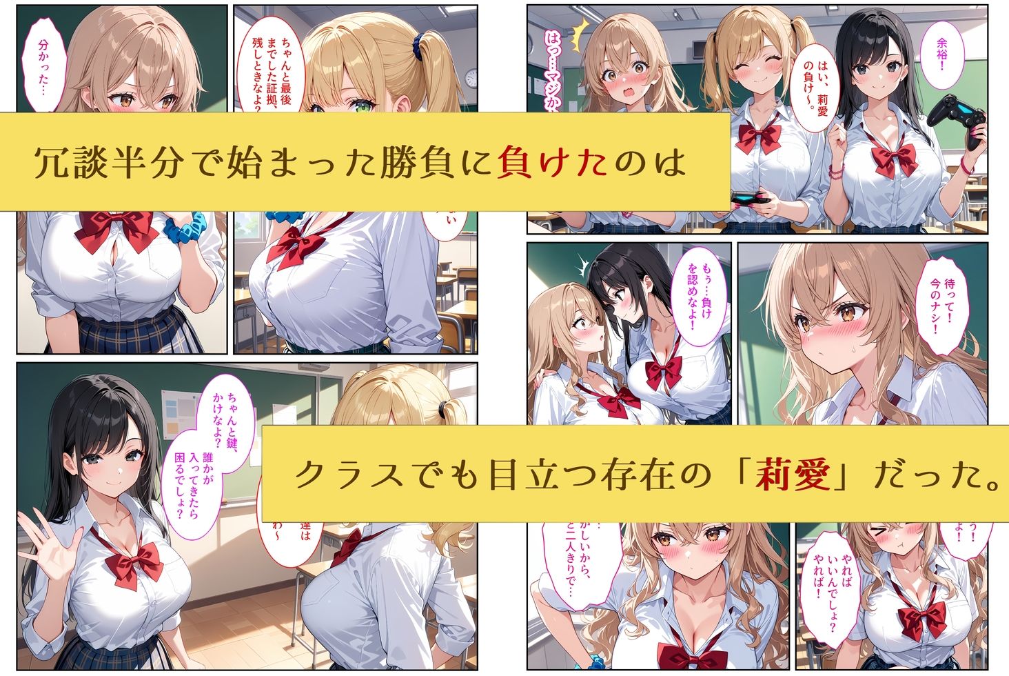 陰キャの僕が一軍ギャルたちの罰ゲームでセックスしたら、なぜか全員セフレになりました サンプル画像3